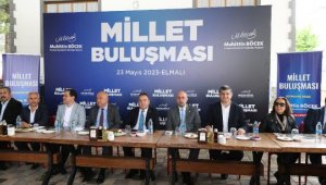 Başkan Böcek Elmalı ve Kaş'ta vatandaşlarla buluştu