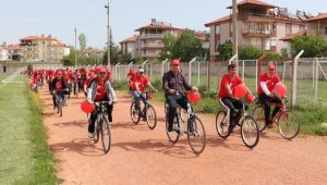 Korkuteli'de bisiklet turu