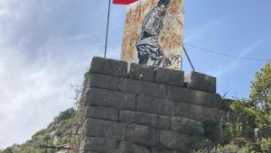 Akseki'de Atatürk resmi yenileniyor