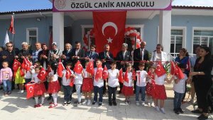Hayırseverin anaokulunu vali açtı