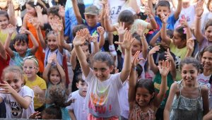 Kumlucalı çocuklar şenlikte buluştu