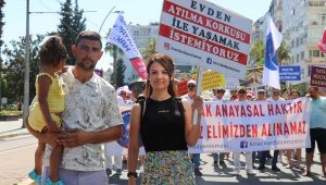 Antalya'da yüksek kira protestosu