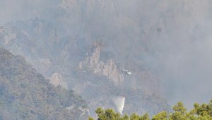 Kemer'deki orman yangını 3'üncü gününde