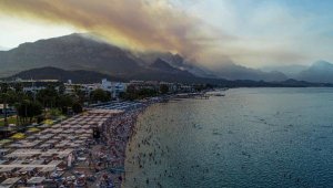Kemer'deki orman yangını 3'üncü gününde