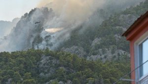 Kemer'deki orman yangını 3'üncü gününde