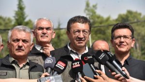 Kemer'deki orman yangını 4'üncü gününde