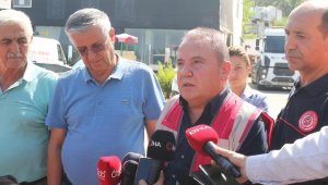 Kemer'deki orman yangınına havadan müdahale