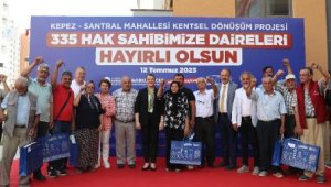 Kepez-Santral'de 441 daire hak sahiplerine teslim edildi