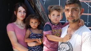 Kirayı ödeyecek kadar geliri olmadığı için 2 çocuğuyla, 4 aydır sokakta yaşıyor