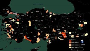 'Konuşan' haritalar, il potansiyeli yüksek 67 ilçeyi belirledi