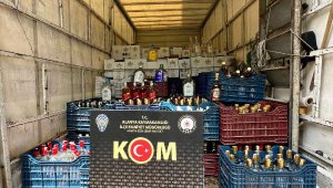 Alanya Polisi'nden sahte alkol operasyonu