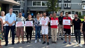 Alanya'da işten çıkarılan otel işçileri eylem yaptı