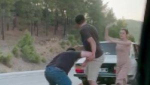 Antalya'daki yol kavgasından evlilik teklifi çıktı