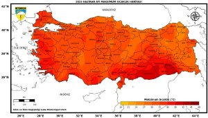 Maksimum sıcaklık 1.7 derece arttı; Senirkent'te 0, Cizre'de 42.5 derece ölçüldü