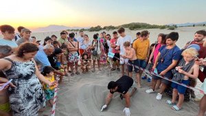 Patara'da deniz kaplumbağası yuva sayısında rekor