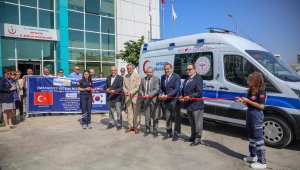 Rotary kulübünden ambulans bağışı
