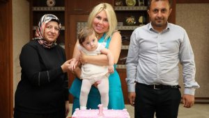 'Mucize bebek' Özlenen, 1 yaşında