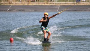Afyonkarahisar'da 'wakeboart' heyecanı