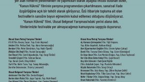 Altın Portakal'da 27 yönetmen ve yapımcıdan 'sansür'e karşı filmlerini çekme kararı