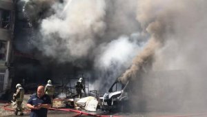 Ankara'da sünger fabrikasında yangın; 1 ölü
