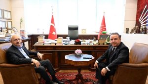 Başkan Böcek, Kılıçdaroğlu'nu ziyaret etti
