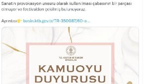 Kültür ve Turizm Bakanlığı, Altın Portakal'dan çekildi