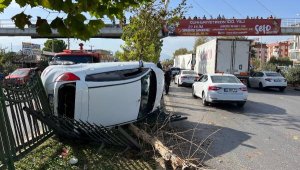 Bulvardaki kazaya meraklı vatandaş ilgisi