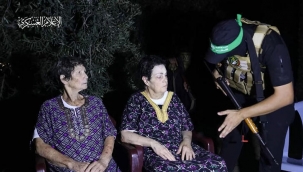 Hamas, serbest bırakılan rehinelerin görüntüsünü paylaştı