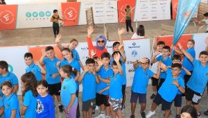 Kepez'de çocuklar geleneksel spor ve oyunları deneyimledi