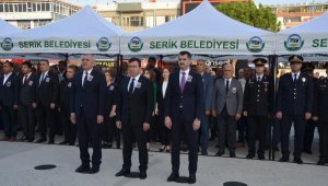 Atatürk Serik'te anıldı