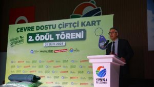 Çevre dostu çiftçiler ödüllendirildi