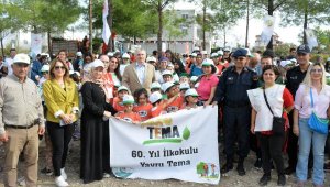 Manavgat'ta 1500 fidan dikildi