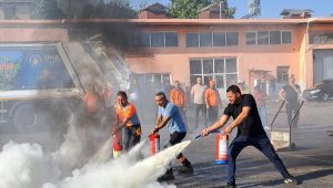 Muratpaşa'da yangın tatbikatı