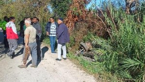 Traktör devrildi, sürücüsü yara almadan kurtuldu