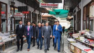 Vali Şahin Elmalı'yı ziyaret etti