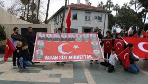 Alanya'da terör örgütleri kınandı, şehitler anıldı