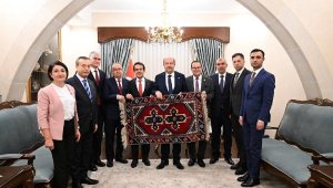 ATB'den KKTC Cumhurbaşkanı Tatar'a ziyaret