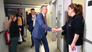 Başkan Topaloğlu'ndan hastalara ziyaret