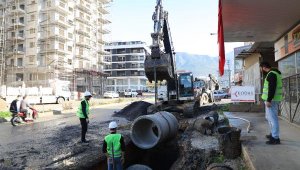 Mahmutlar'da altyapı çalışması başlatıldı