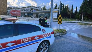 Sürücülere dron ile cep telefonu denetimi