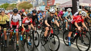 Türkiye Bisiklet Kupası 1. Etap Puanlı Yol Yarışı Alanya'da başladı