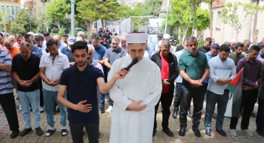 Alanya'da Filistinliler için gıyabi cenaze namazı