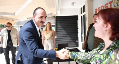 Başkan Kotan esnafla bayramlaştı