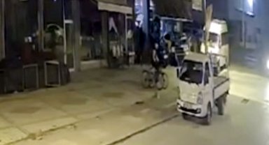 Bisiklet hırsızlığı kamerada