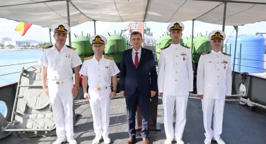 Antalya limanının onur konuğu: TCG Nusret