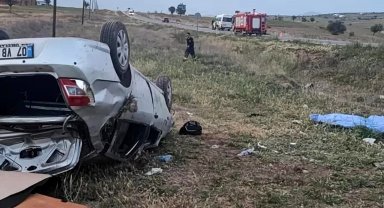 Antalya'da otomobil, takla attı: 2 ölü, 3 yaralı