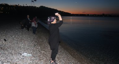 Baharın habercisi Hıdırellez'de dileklerini denizle buluşturdular
