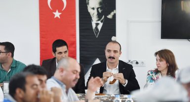Başkan Kotan, işçi bayramı sabahında güne işçilerle başladı