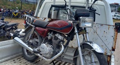 Çalınan motosikletler bulundu