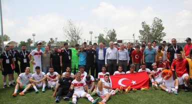 Türkiye, İşitme Engelliler Avrupa Futbol Şampiyonası'nda Belçika'yı yendi